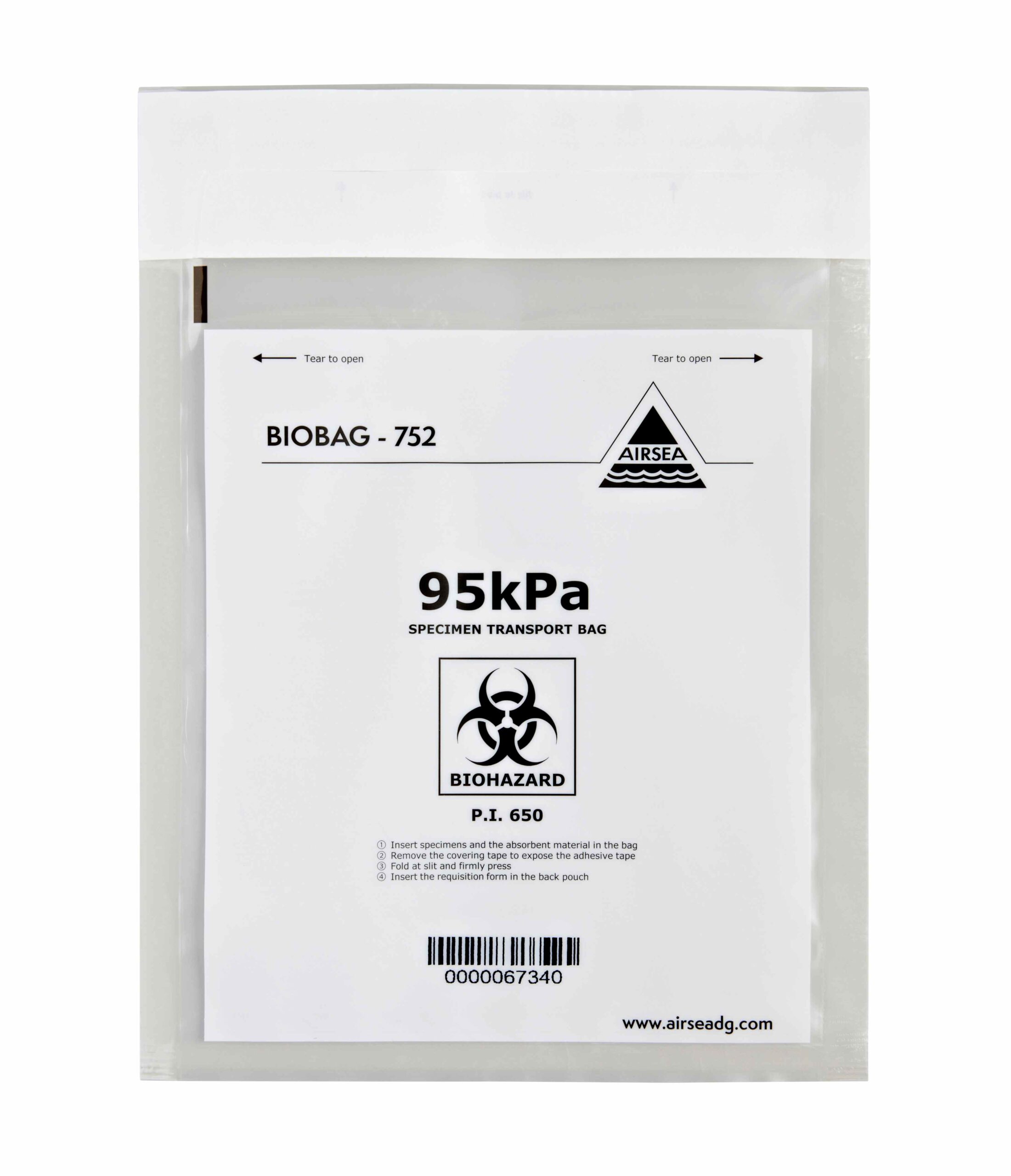 BioBag-752 95kpa Specimen bag | Air Sea USA