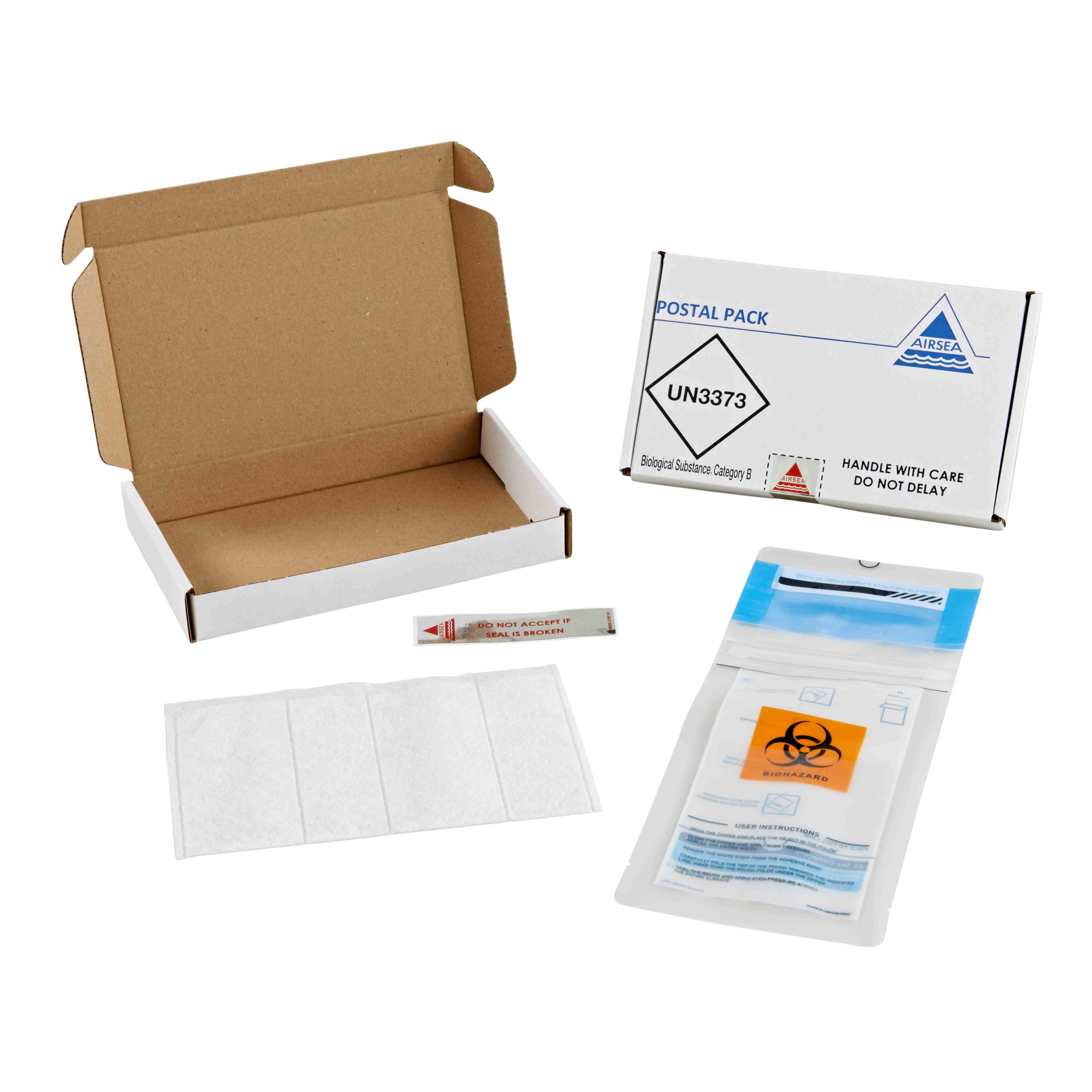Category B UN3373 Postal Pack | Air Sea Containers